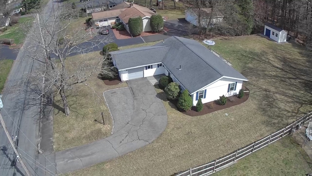 46 Griffin Road Framingham, MA 01701 - Photo 3 of 22 an aerial view of a house with a yard