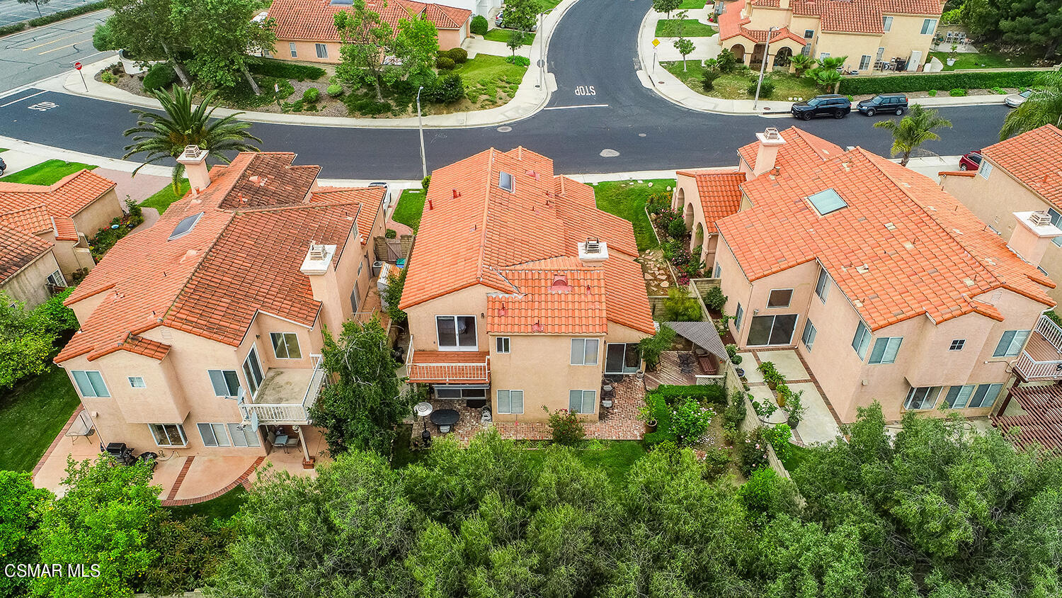 7176 University Drive Moorpark, CA 93021 - Photo 17 of 74 an aerial view of a house with outdoor space and lake view