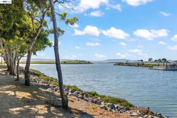 a view of a lake with a lake