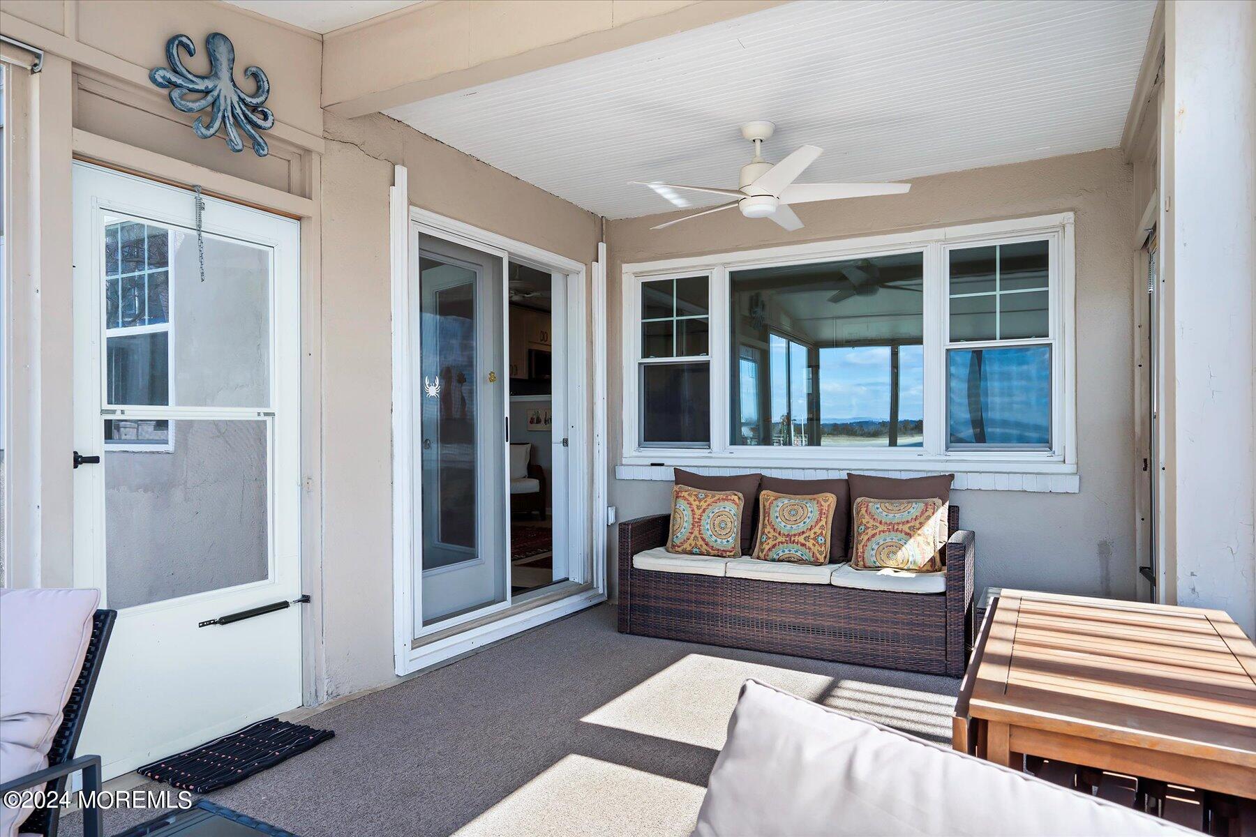 2 Riverview Place Sea Bright, NJ 07760 - Photo 14 of 40 Porch off Living Room
