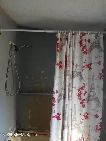 a close view of water heater room