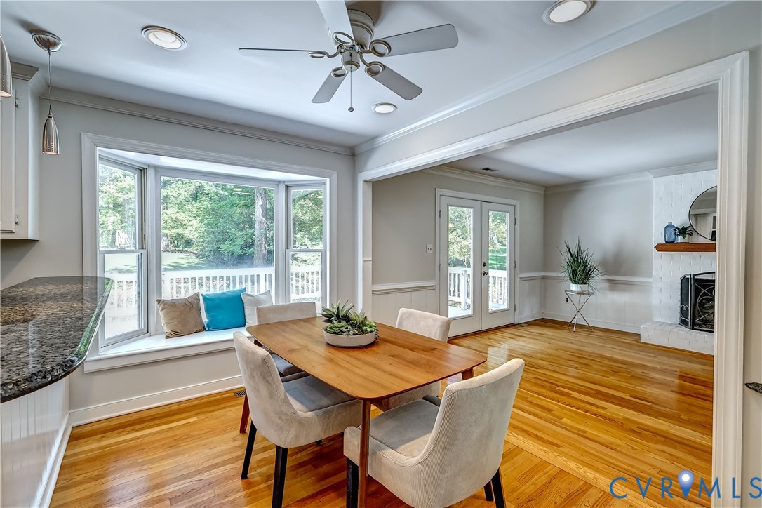 5201 Stone Horse Road Glen Allen, VA 23059 - Photo 12 of 54 a view of a dining room with furniture window and outside view
