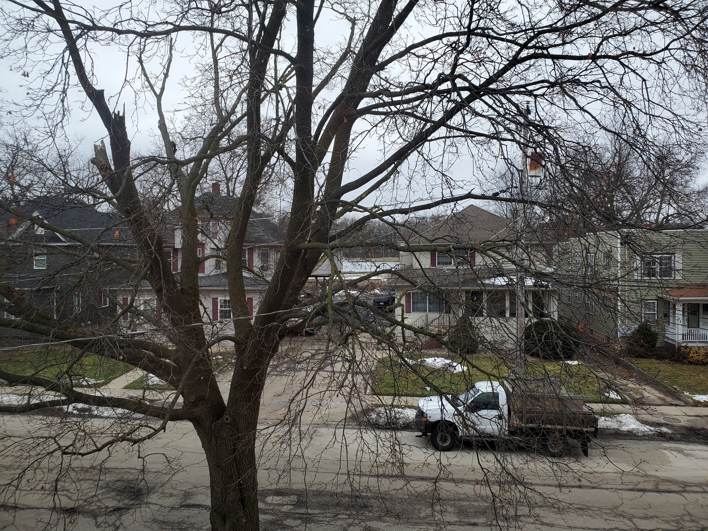 136 John Street DeKalb, IL 60115 - Photo 21 of 25 a view of a yard with cars parked on road