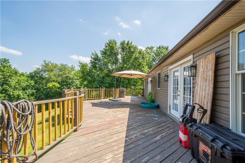 3054 Bedillion Road Washington, PA 15301 - Photo 6 of 47 Expansive deck overlooking the peaceful backyard and surrounding countryside.