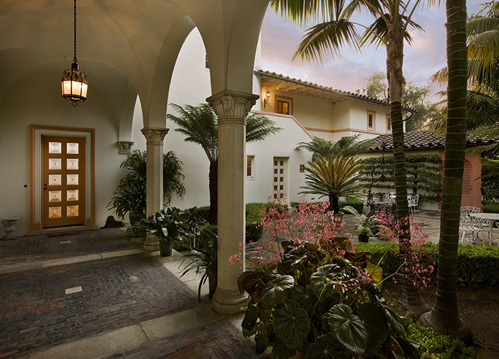 415 Hot Springs Road Montecito, CA 93108 - Photo 1 of 6 a front view of a house with a yard
