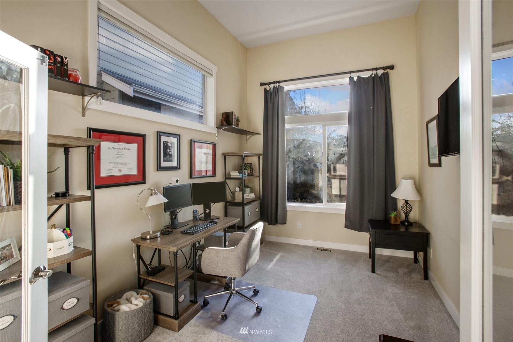 1328 North 39th Street Renton, WA 98056 - Photo 4 of 40 a living room with furniture and a floor to ceiling window