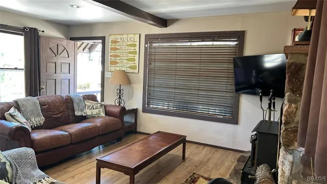 a house with trees in front of it