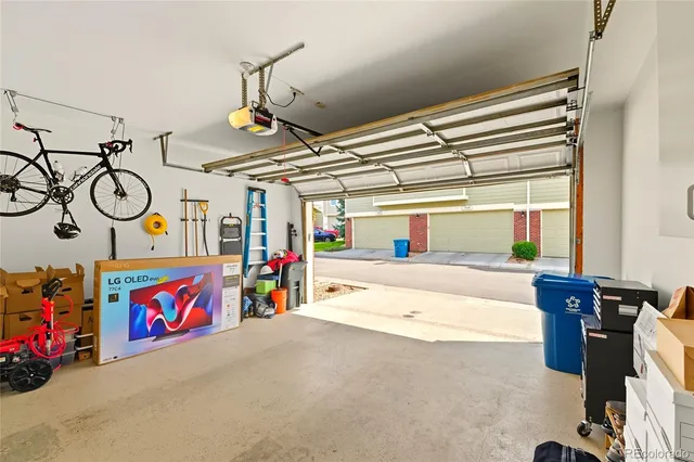 a view of a street with a house