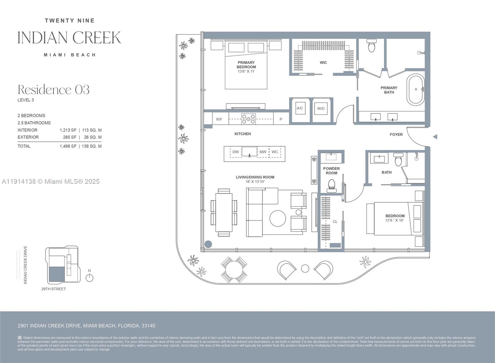 2901 Indian Creek Drive, Unit 303 Miami Beach, FL 33140 - Photo 15 of 15 a picture of a bench in front of a window