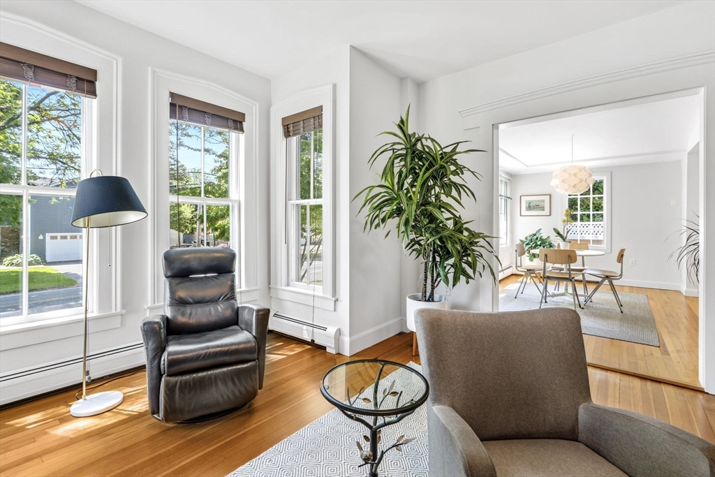 58 Front Street Northampton, MA 01053 - Photo 16 of 42 a living room with furniture and a potted plant