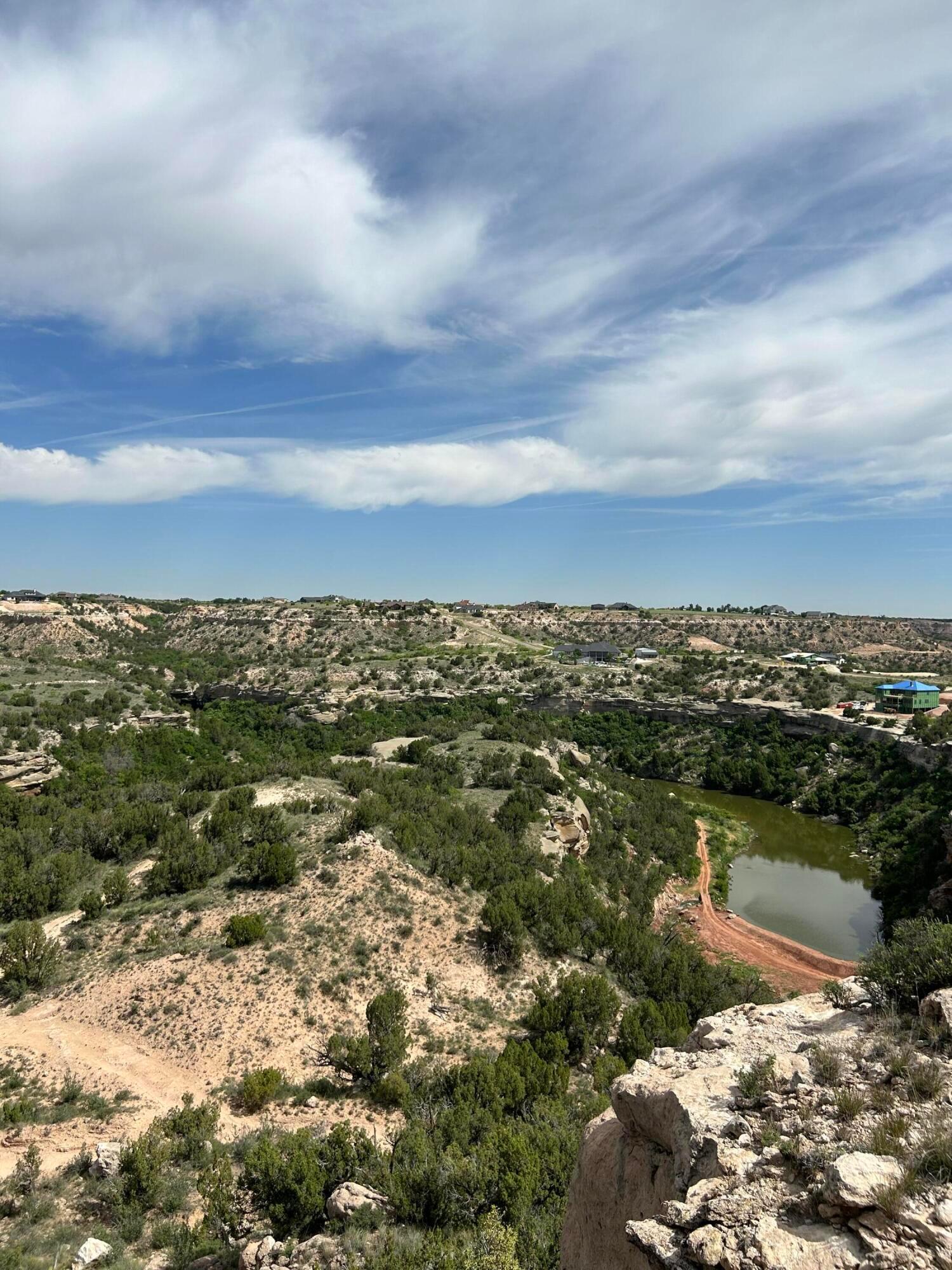 7601 Distant View Drive Amarillo, TX 79118 - Photo 22 of 27 a view of a lake with a city