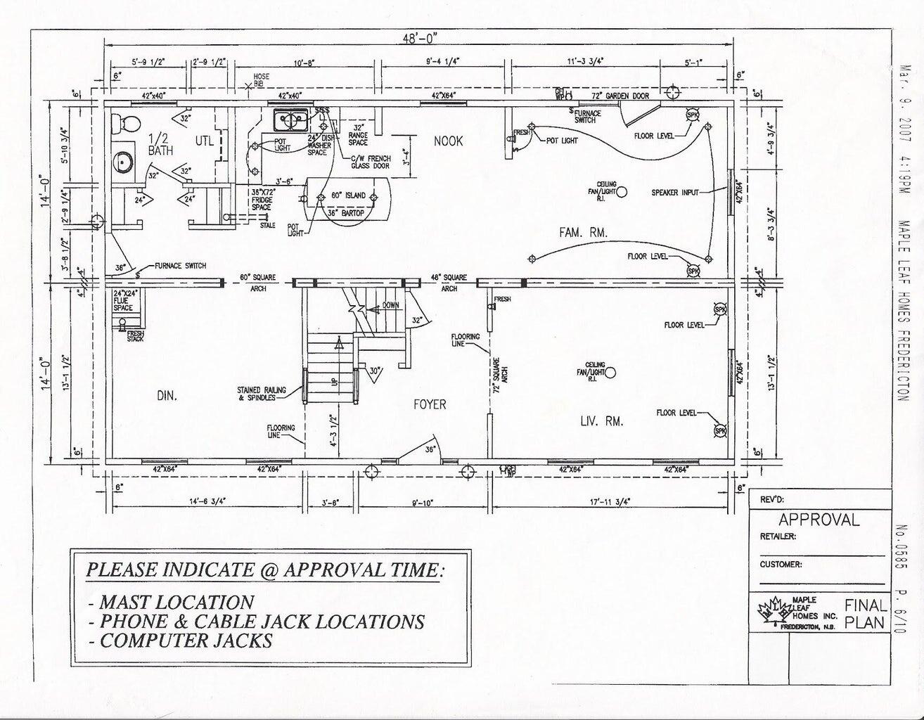 357 Kelley Road Hermon, ME 04401 - Photo 71 of 72 Floorplan and Dimensions 1