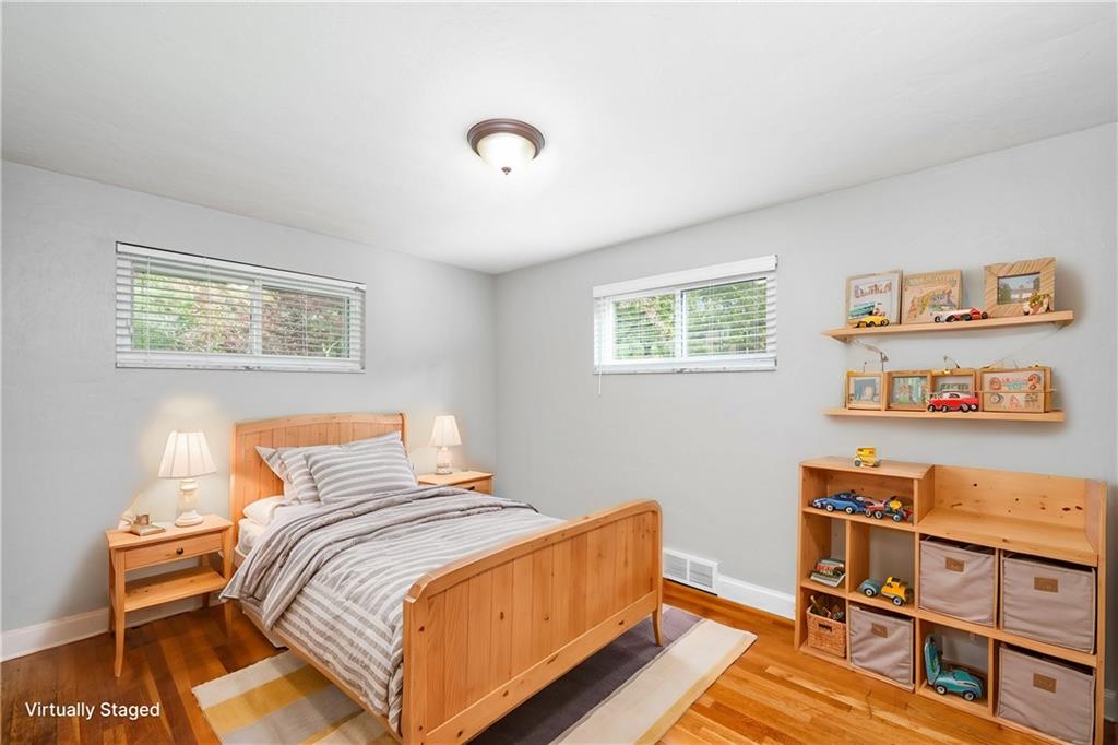 350 Limerick Road Wexford, PA 15090 - Photo 19 of 47 a bedroom with a bed and a book shelf