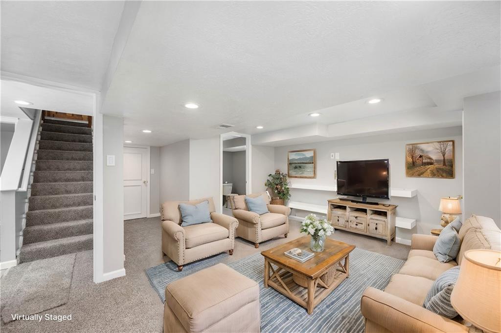 350 Limerick Road Wexford, PA 15090 - Photo 29 of 47 a living room with furniture and a flat screen tv