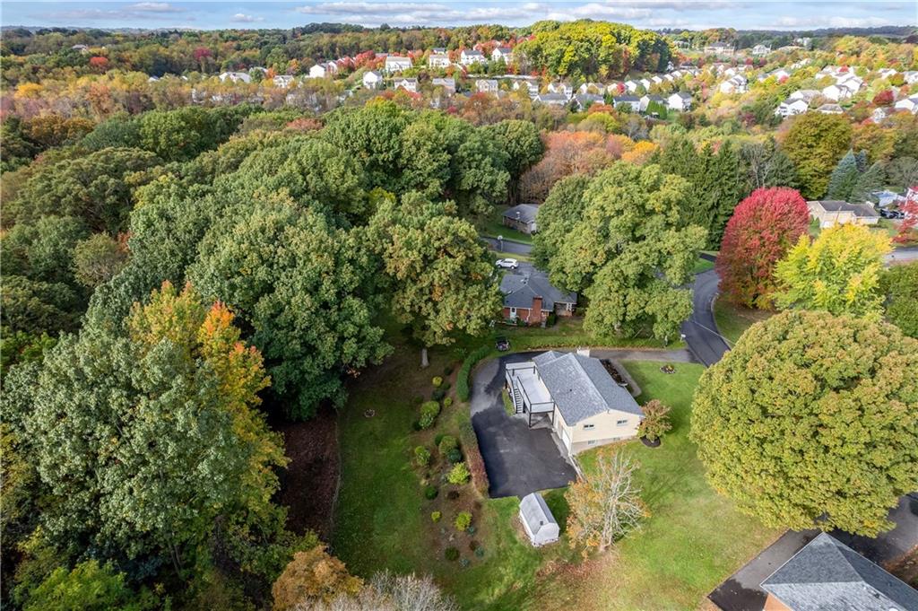 350 Limerick Road Wexford, PA 15090 - Photo 40 of 47 an aerial view of residential houses with outdoor space and trees