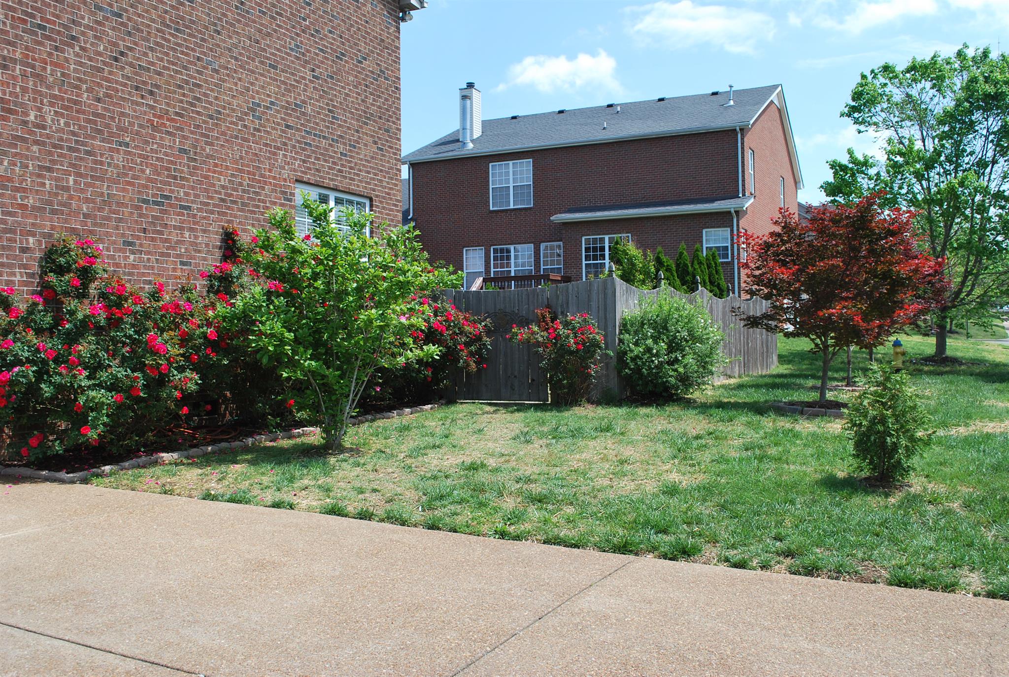 2016 Brewster Drive Franklin, TN 37067 - Photo 27 of 30 a front view of house and yard with beautiful flowers and green space
