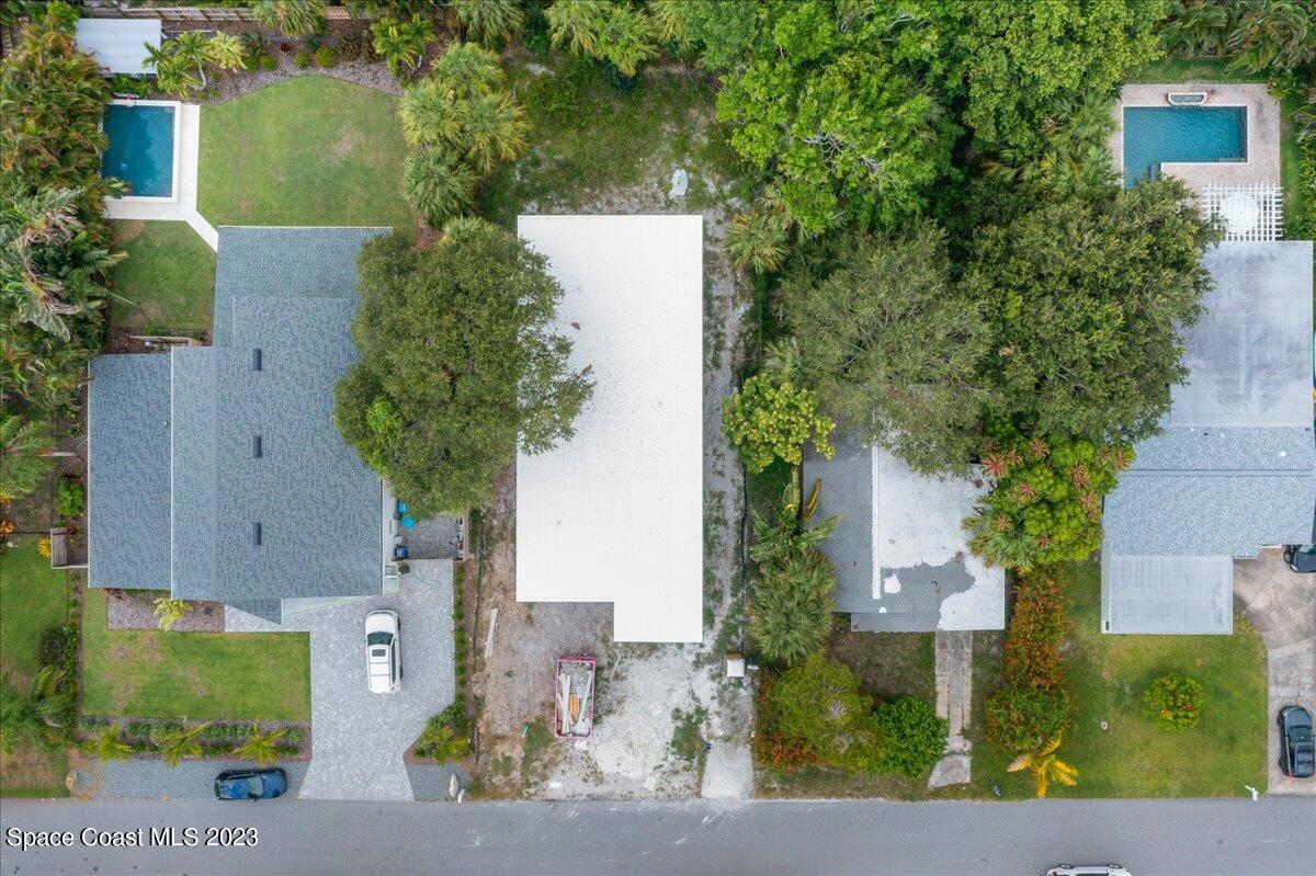 407 3rd Avenue Melbourne Beach, FL 32951 - Photo 8 of 14 an aerial view of a house