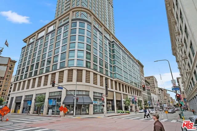 a front view of a building