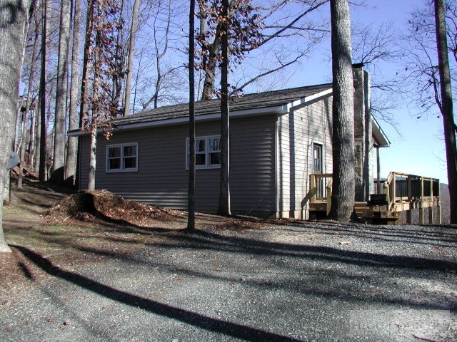 a view of a house with street