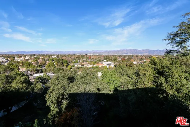 a view of city and mountain