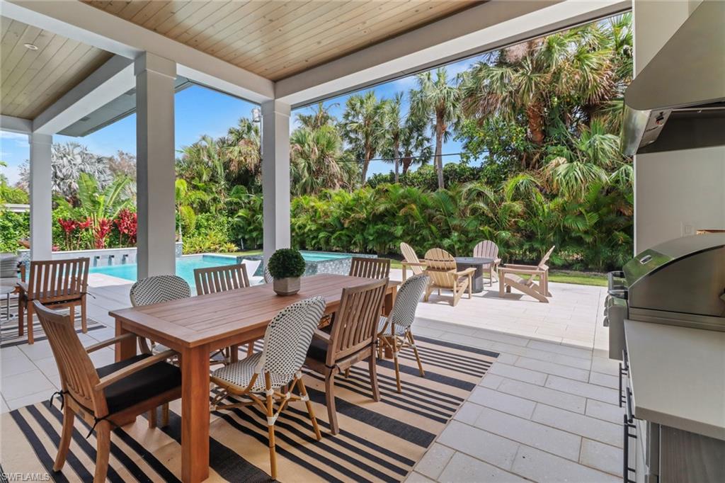 1546 Mandarin Road Naples, FL 34102 - Photo 39 of 48 View of patio / terrace featuring grilling area