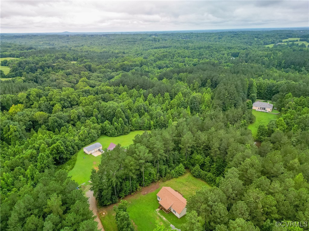 450 Sunrise Lane Rice, VA 23966 - Photo 45 of 50 Drone / aerial view of a heavily wooded area