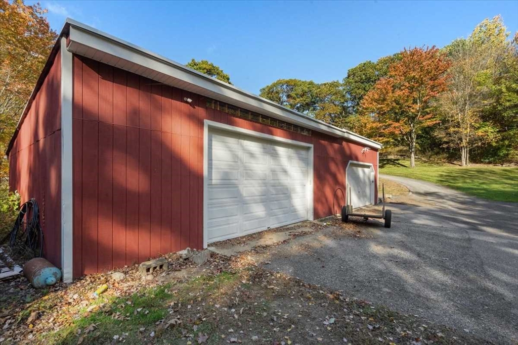 30 Tobin Road Leicester, MA 01611 - Photo 32 of 33 a backyard of a house with lots of green space