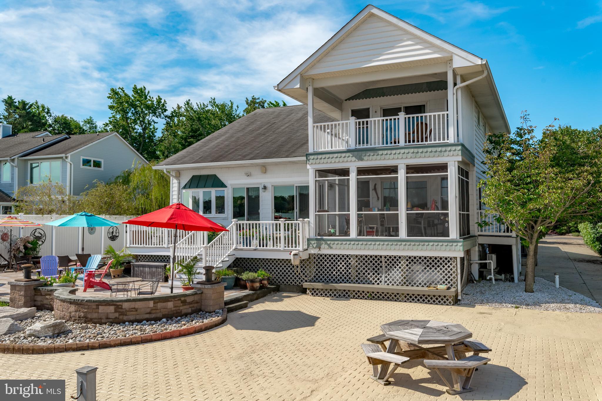 3731 Thomas Point Road Annapolis, MD 21403 - Photo 85 of 90 View of the house from the deck of the boathouse