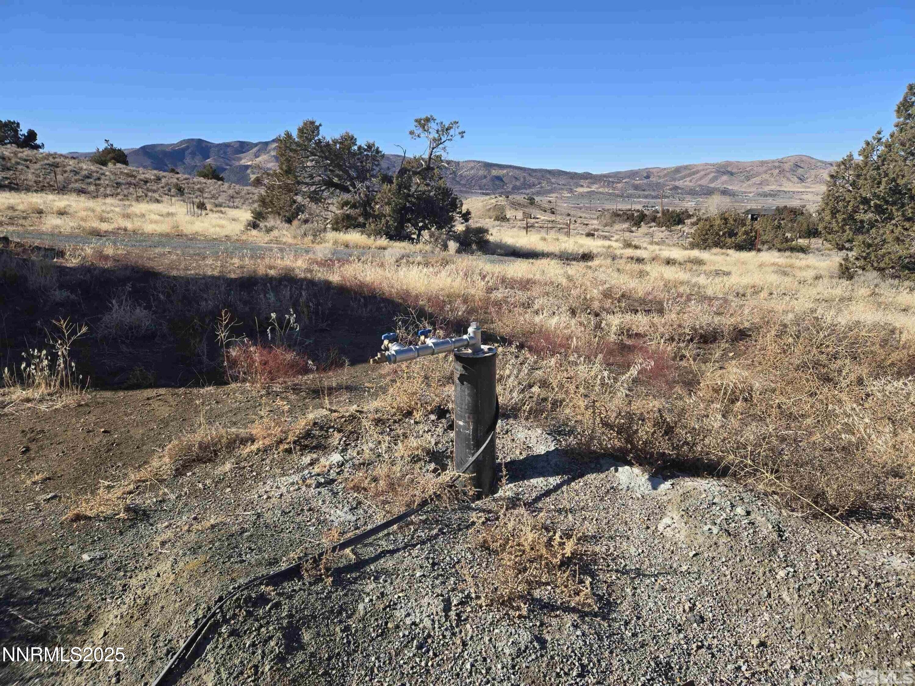 5150 Twin Springs Road Reno, NV 89510 - Photo 4 of 15 a view of a dry yard with mountains in the background