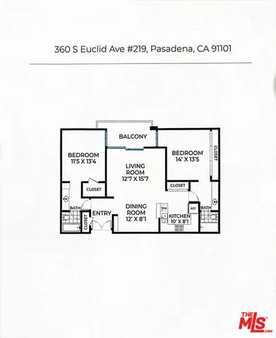$3,090 | 360 South Euclid Avenue, Unit 219, Pasadena, CA 91101