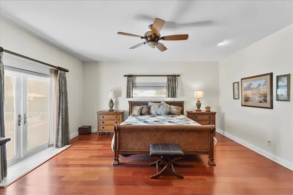 a view of a building from a balcony