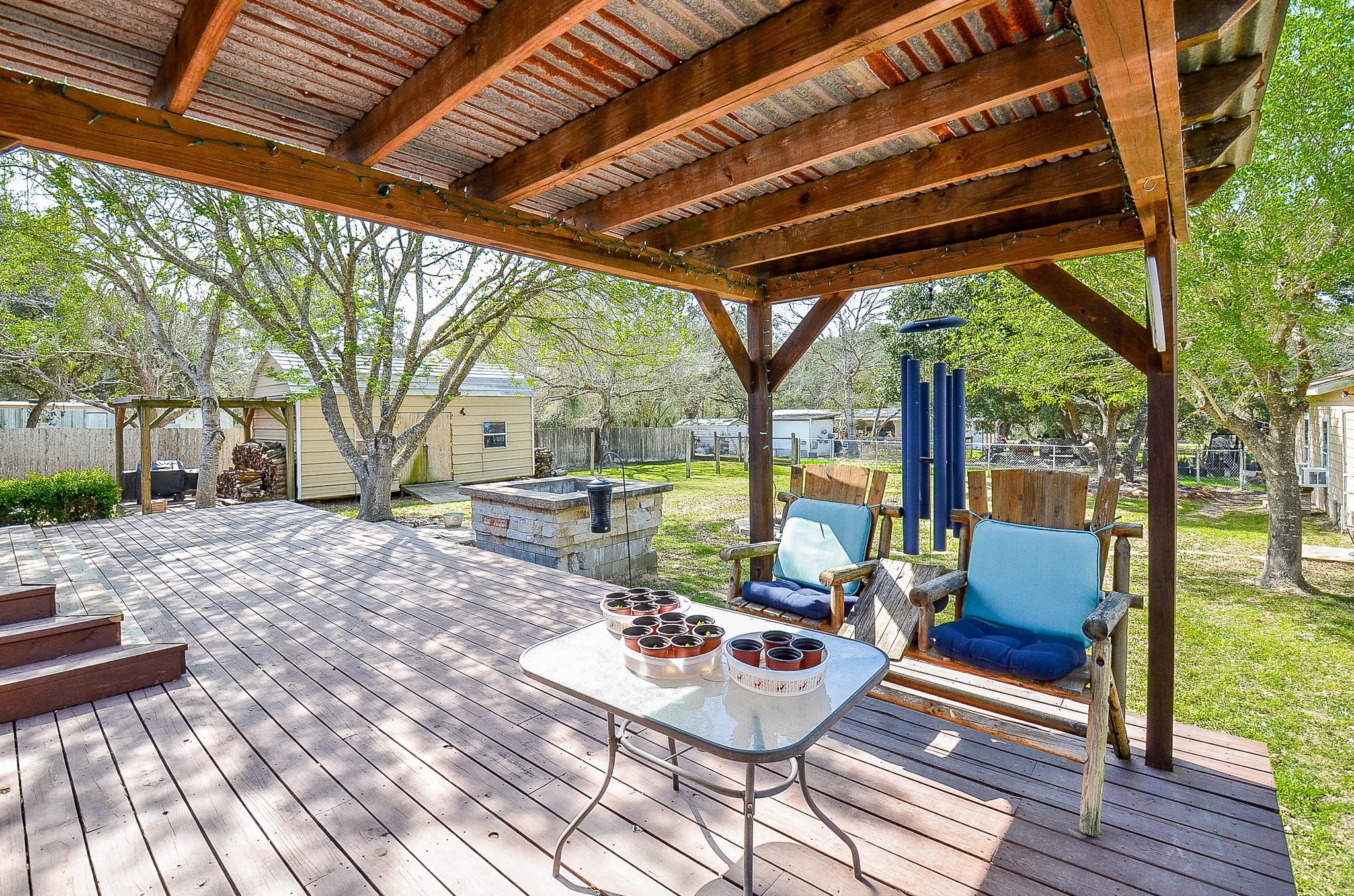 5440 7th Street Sheridan, TX 77475 - Photo 28 of 37 a view of porch with seating space