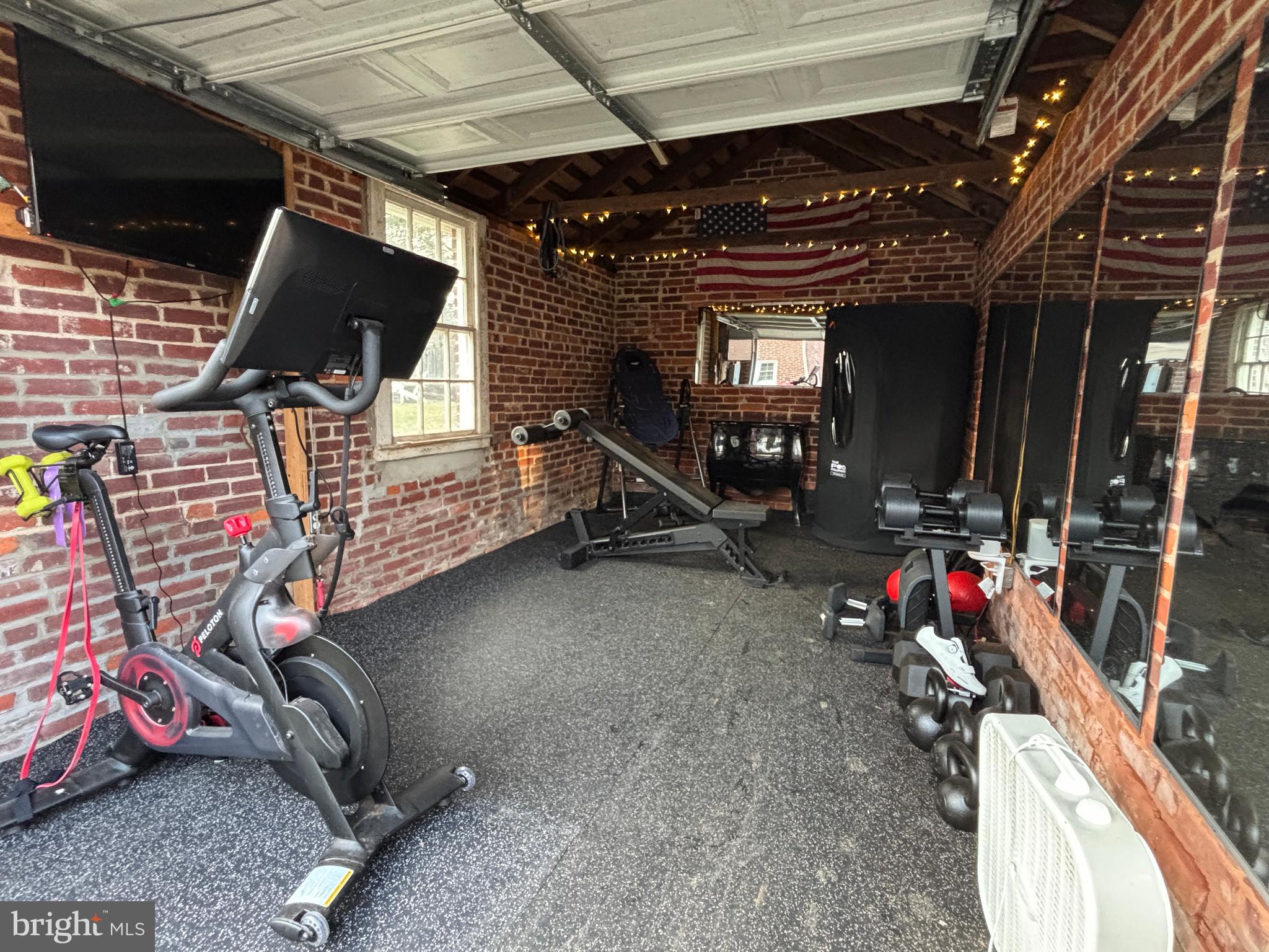 526 West Beechtree Lane Wayne, PA 19087 - Photo 32 of 35 Garage currently used for Exercise Studio