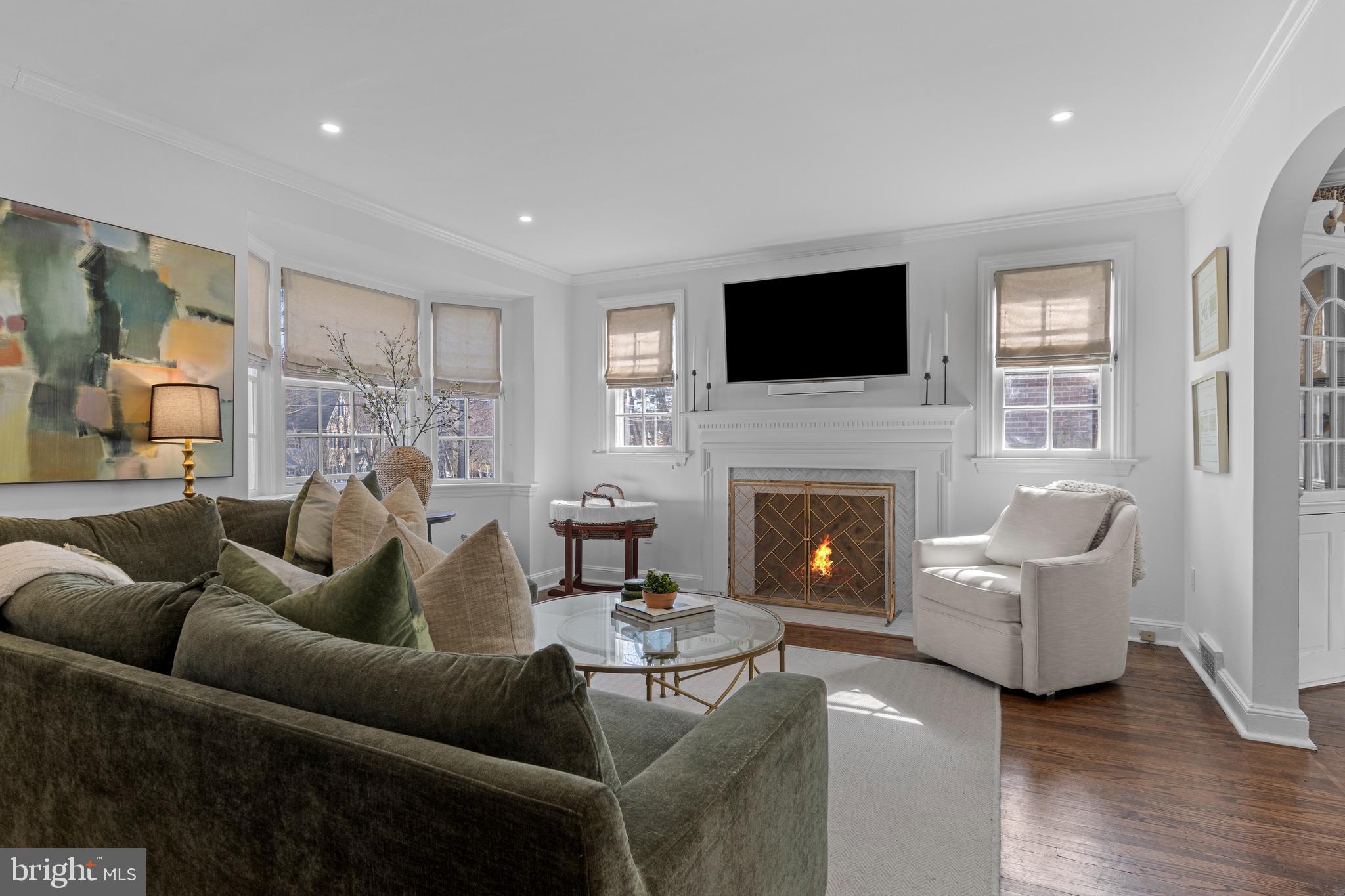 526 West Beechtree Lane Wayne, PA 19087 - Photo 5 of 35 Wood-burning Fireplace