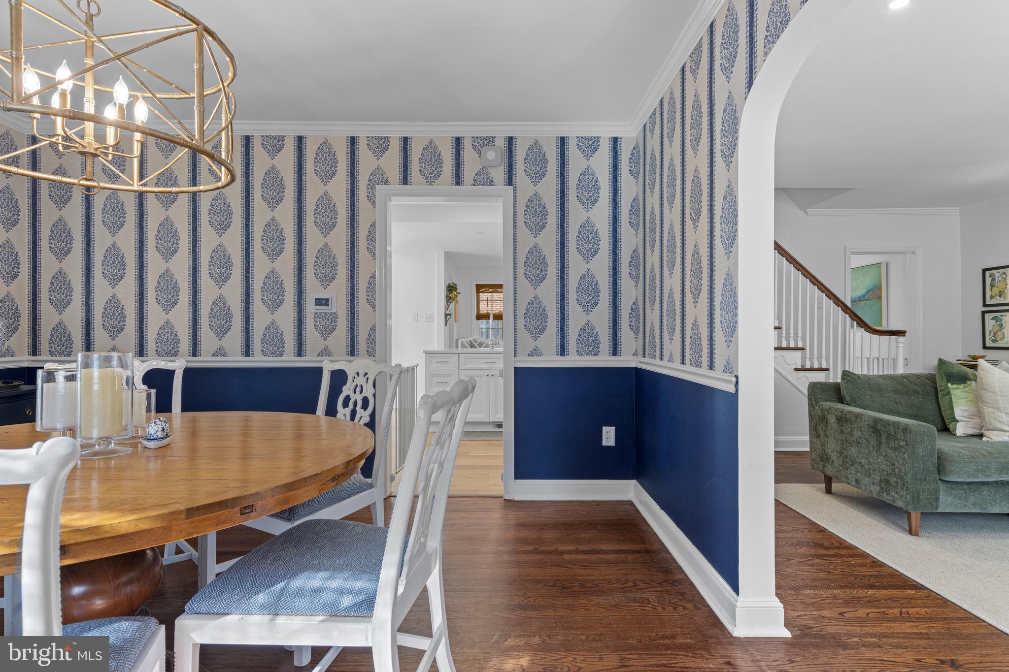 526 West Beechtree Lane Wayne, PA 19087 - Photo 10 of 35 Open flow to Kitchen