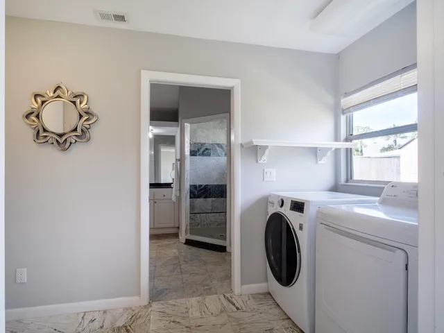 a view of a lake with houses