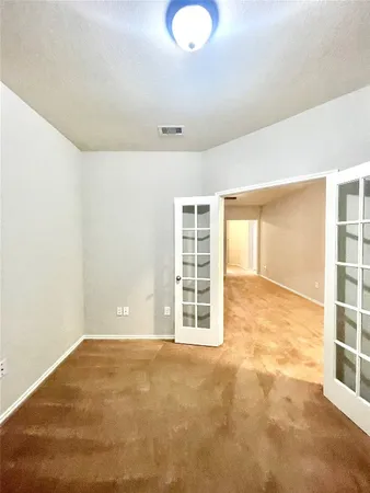 an empty room with window