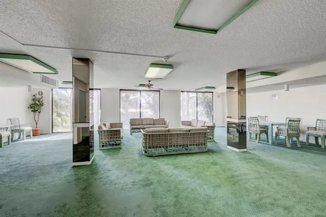 a front view of a building