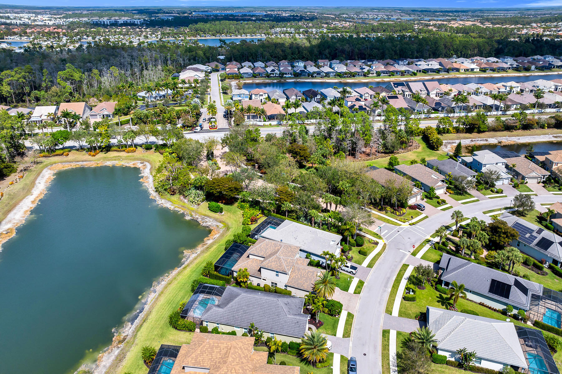 3783 Canopy Circle Naples, FL 34120 - Photo 39 of 39 an aerial view of a house with a lake view