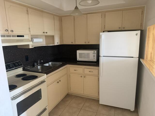 660 Glouchester Street, Unit 206 Boca Raton, FL 33487 - Photo 2 of 13 a kitchen with a refrigerator sink and cabinets