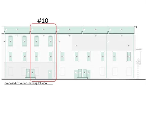 a view of a kitchen with a sink and cabinets