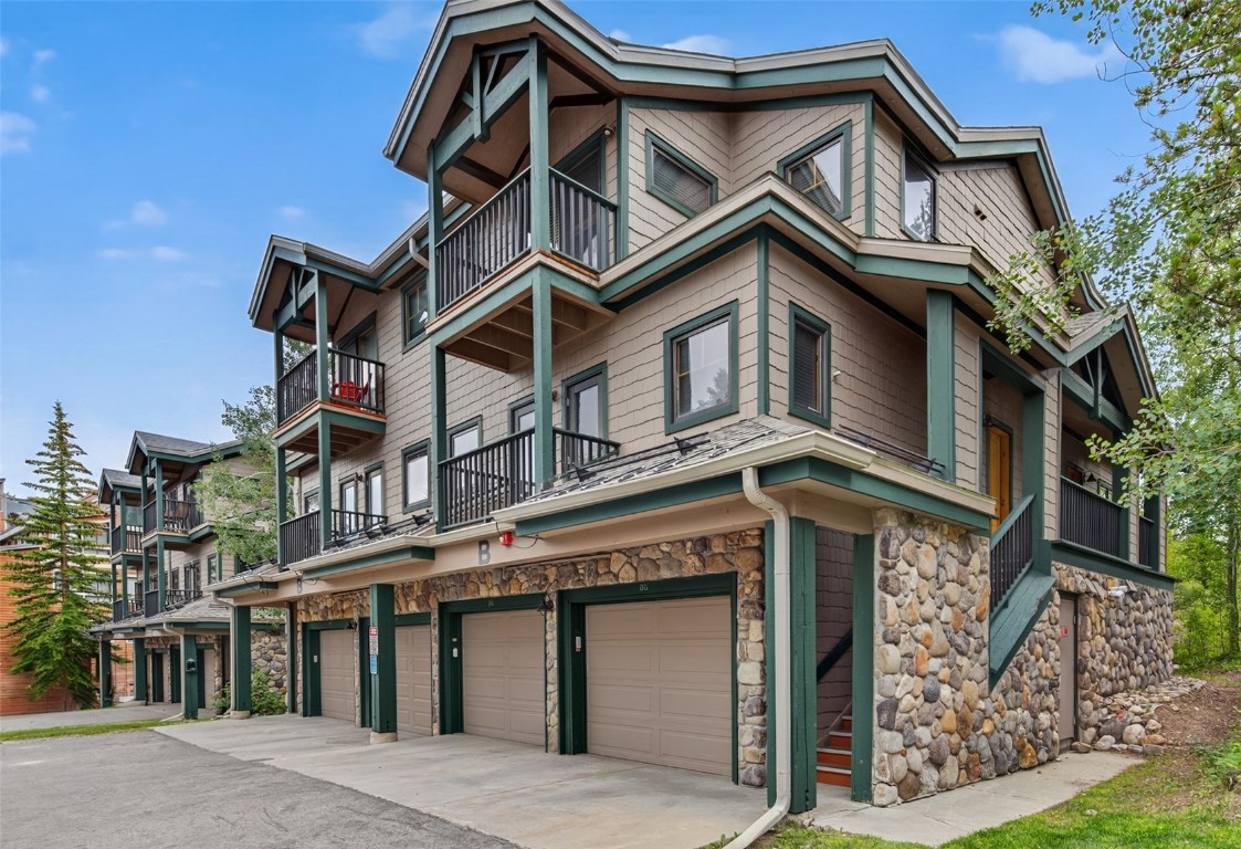 260 Ski Hill Road, Unit 6 Breckenridge, CO 80424 - Photo 1 of 25 View of property with an attached private heated garage