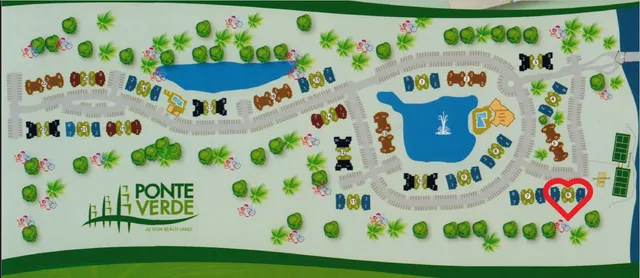 a table that has a painting on it and a table