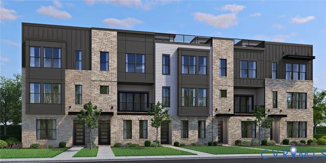 a view of multiple houses with outdoor space