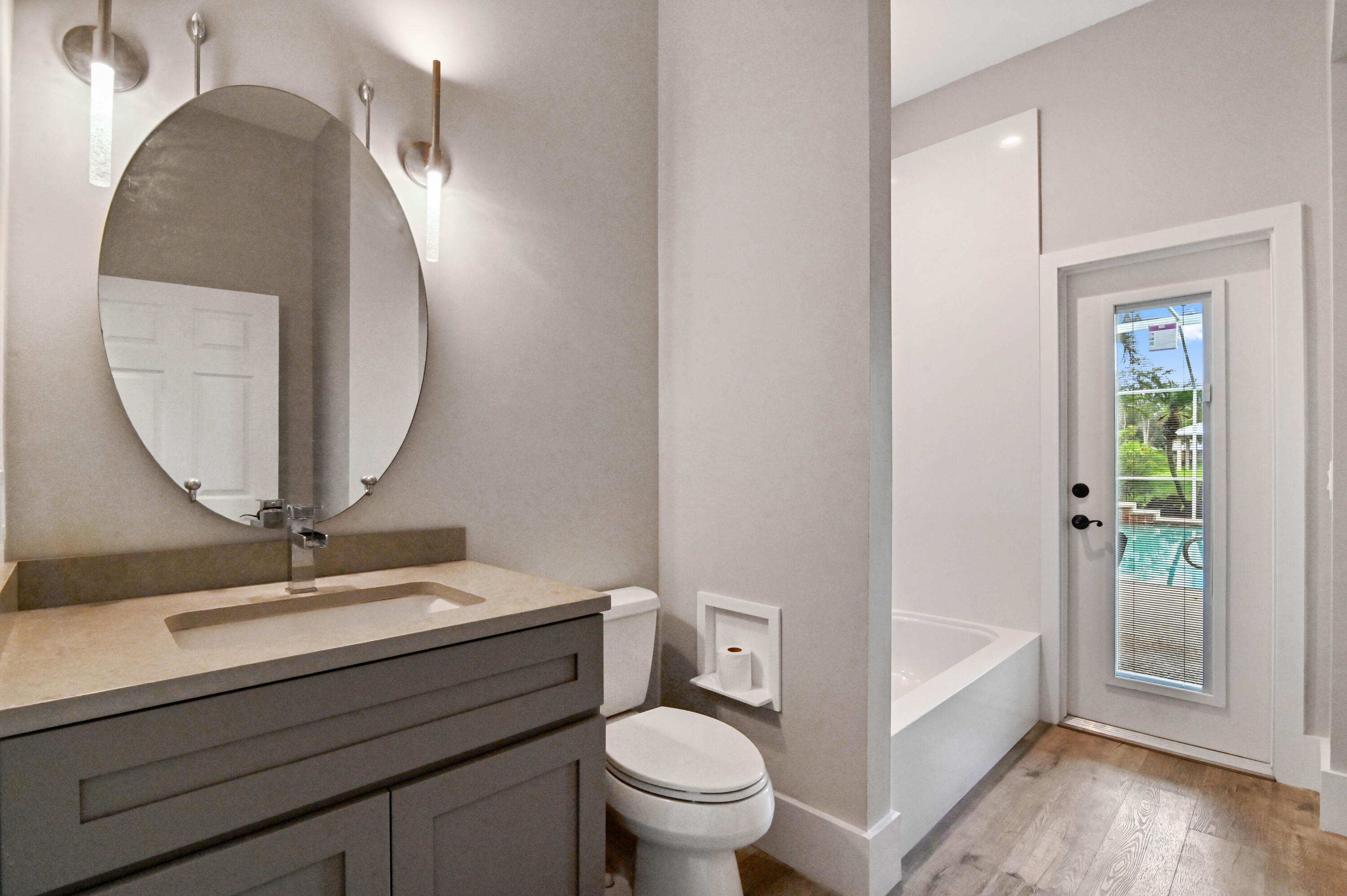 16409 Temple Boulevard Loxahatchee, FL 33470 - Photo 26 of 78 Guest/Cabana Bathroom