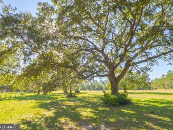 a view of a house with a big yard