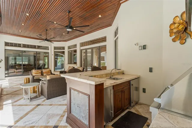 a view of a yard in front of house