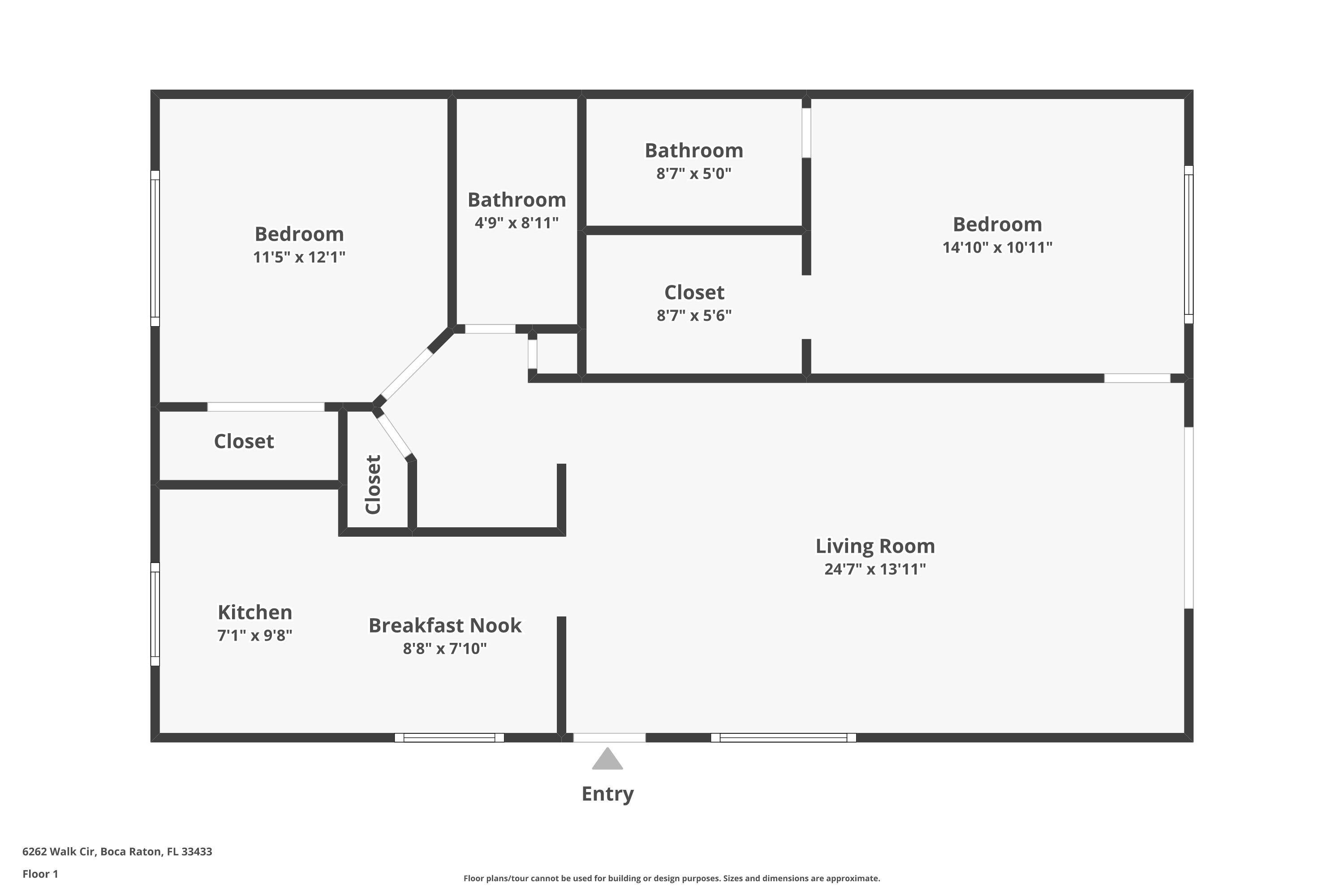 6262 Walk Circle Boca Raton, FL 33433 - Photo 37 of 37 Floor Plan