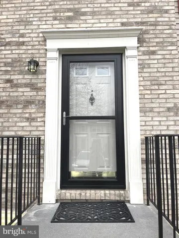 a view of a entryway door of the house