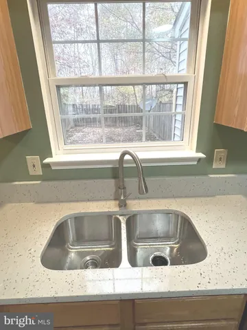 a close view of sink and tap